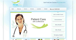 Desktop Screenshot of firstcaredoctors.com